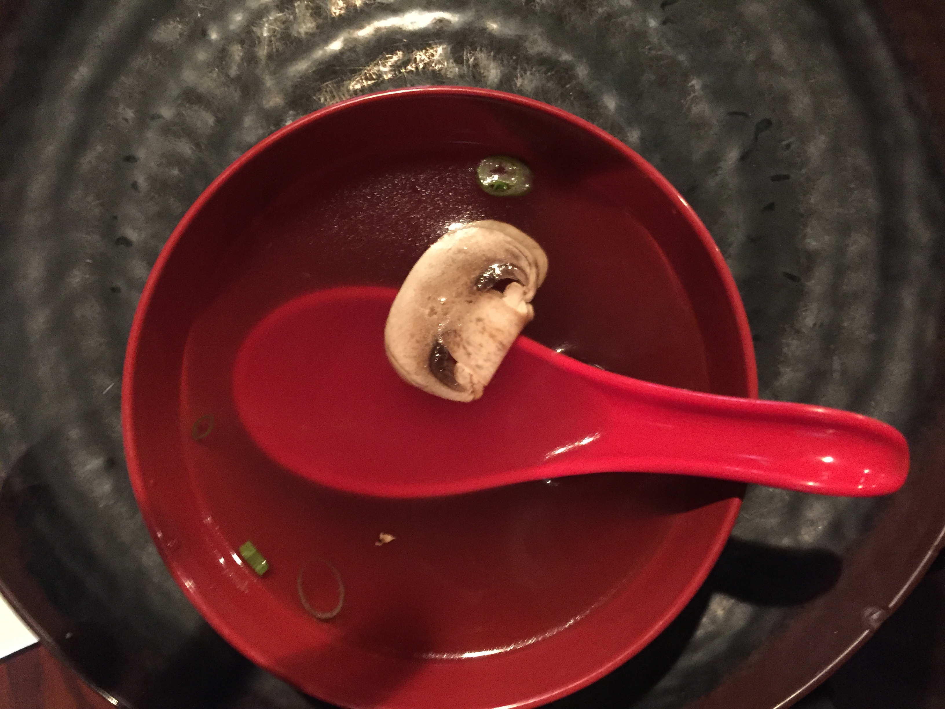 Miso Soup at Hananoki- Before
